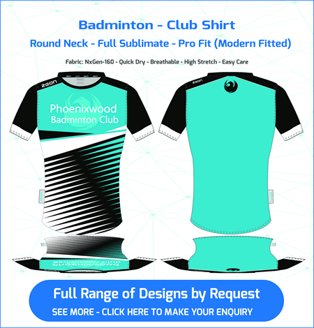 Zeon Badminton Shirts