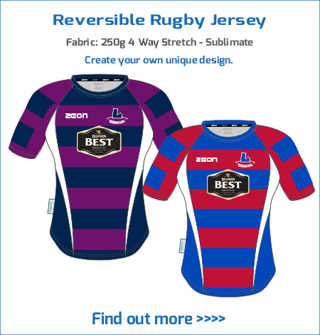 Zeon Reversible Rugby Jerseys