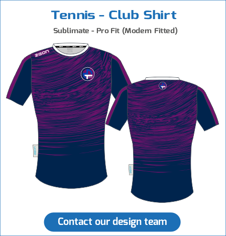 Tennis Sublimate Tennis Shirt