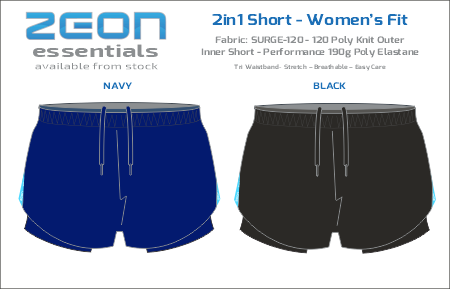 Zeon 2in1 Shorts